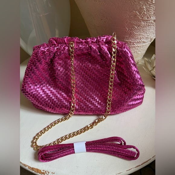 NWOT The Frankie Faux-Leather Clutch by Anthropology - Picture 7 of 9